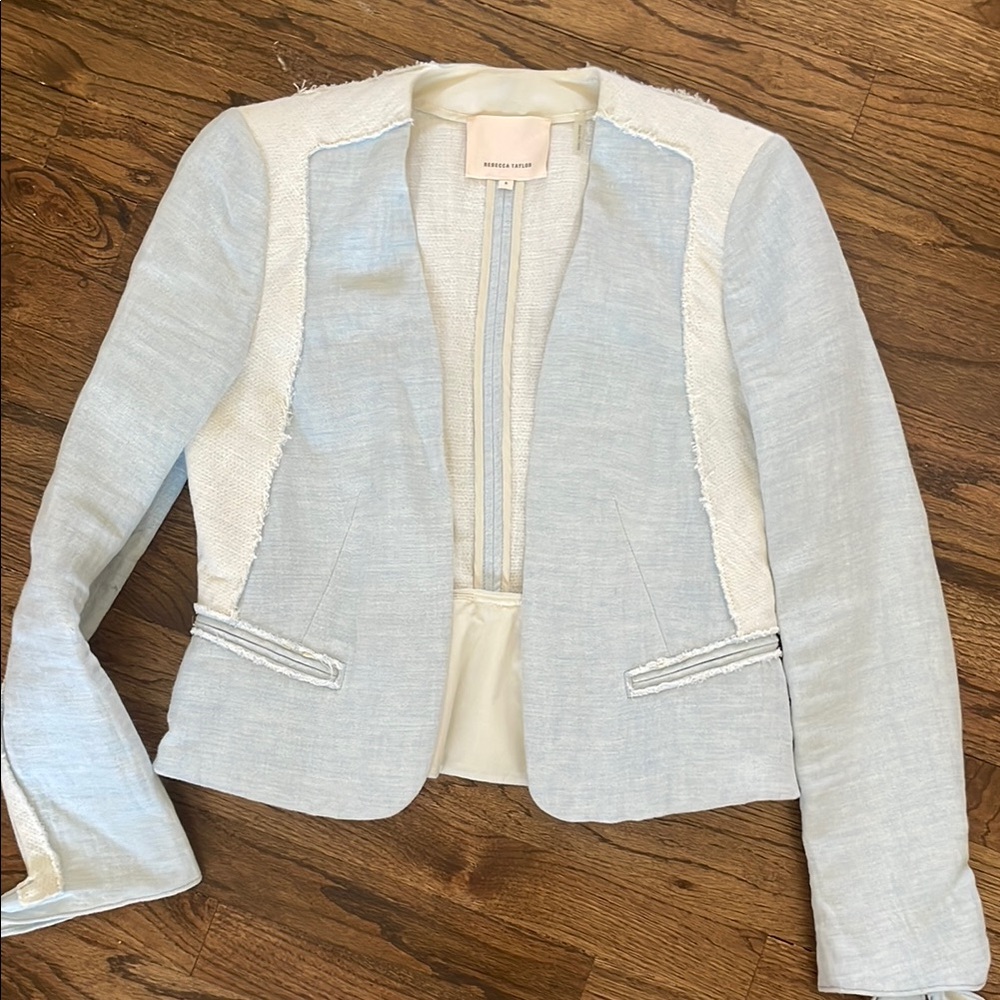 Rebecca Taylor Blue Tailored Blazer